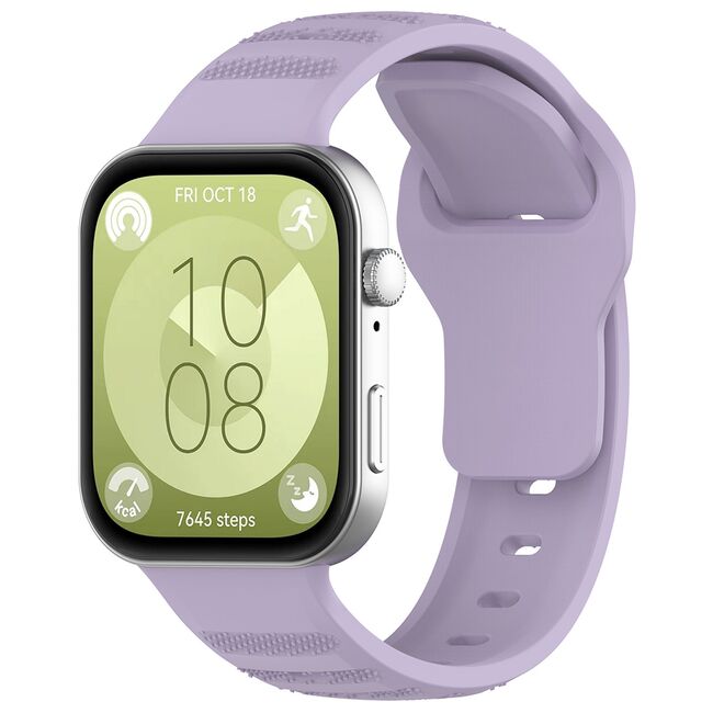 Curea pentru Huawei Fit 3 din silicon - lavanda