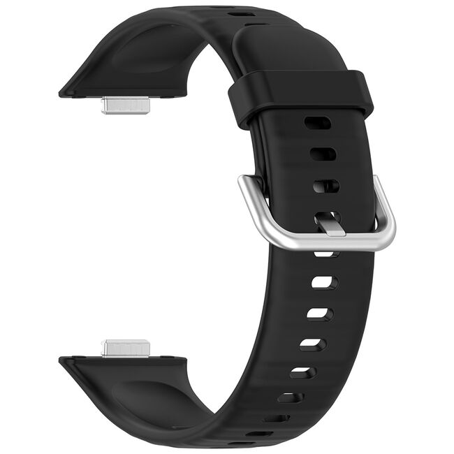 Curea pentru Huawei Fit 3 din silicon - negru intens