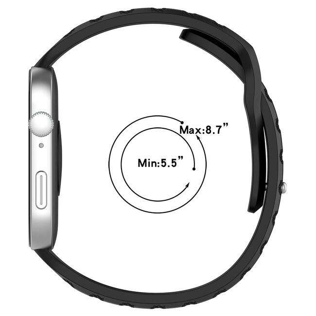 Curea pentru Huawei Fit 3 din silicon - negru