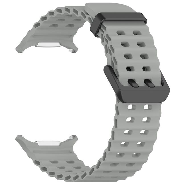 Curea pentru Samsung Galaxy Watch Ultra 47mm din silicon - gri