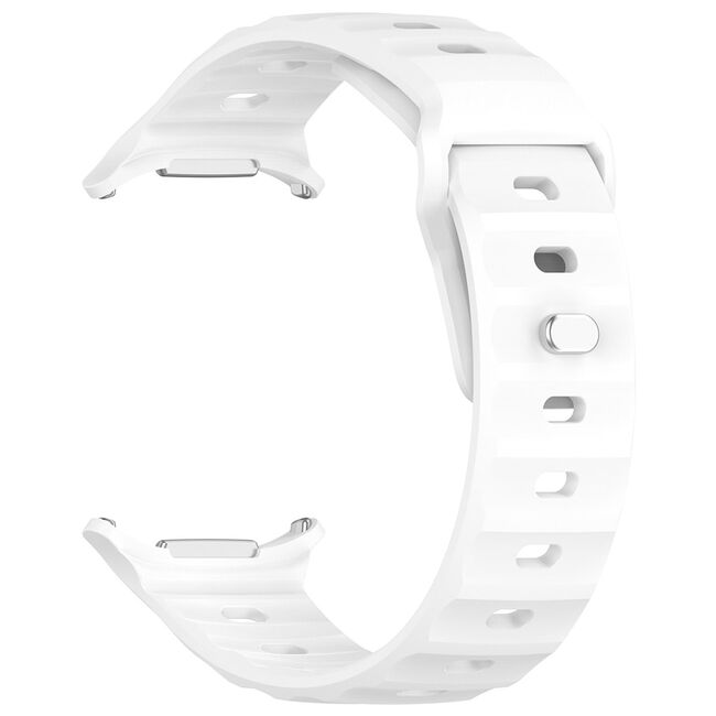 Curea pentru Samsung Galaxy Watch Ultra 47mm din silicon - alb