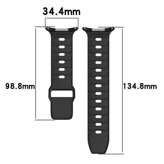 Curea pentru Samsung Galaxy Watch Ultra 47mm din silicon - albastru