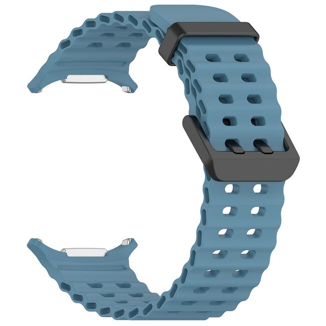 Curea pentru Samsung Galaxy Watch Ultra 47mm din silicon - albastru