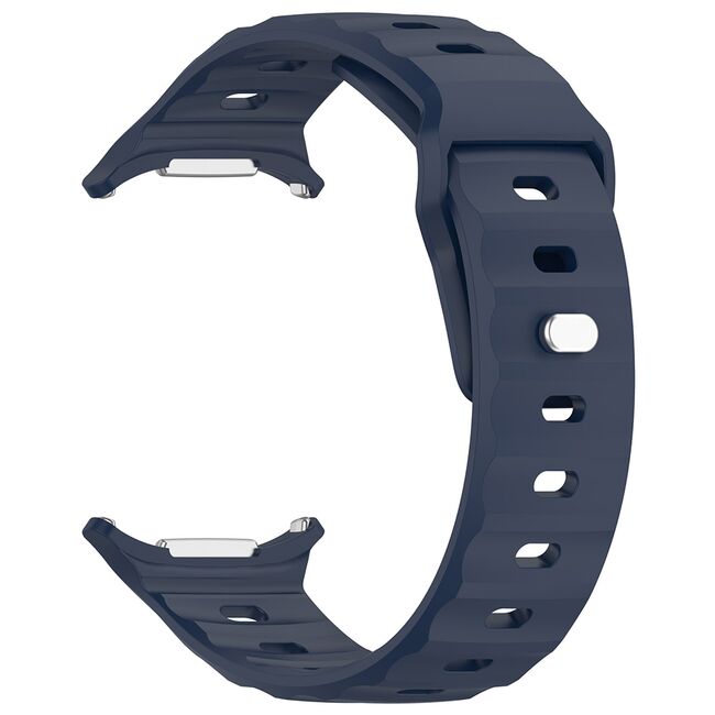 Curea pentru Samsung Galaxy Watch Ultra 47mm din silicon - albastru inchis