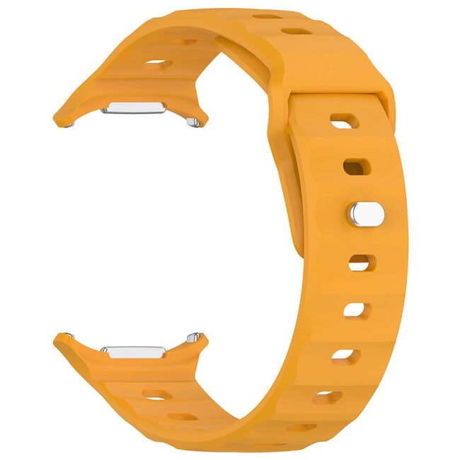 Curea pentru Samsung Galaxy Watch Ultra 47mm din silicon - portocaliu