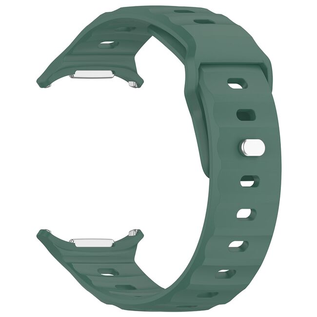 Curea pentru Samsung Galaxy Watch Ultra 47mm din silicon - verde