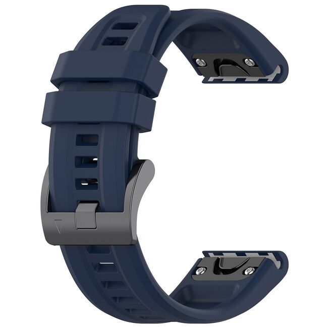 Curea pentru Garmin Fenix 5/5 Plus 6/6 Pro/7/Forerunner 935/945/955/Approach S60/S62 22 mm din silicon - albastru