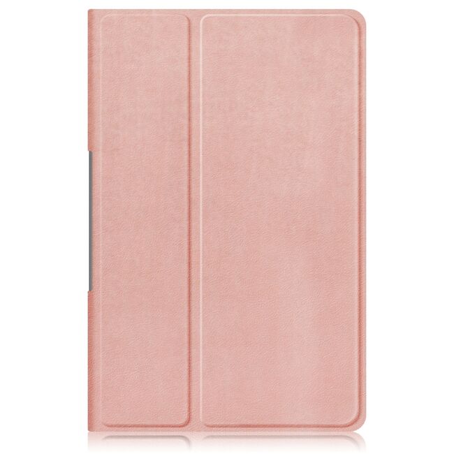 Husa pentru Lenovo Tab Plus 11.5, cu functie wake-up/sleep, tip stand, rose gold