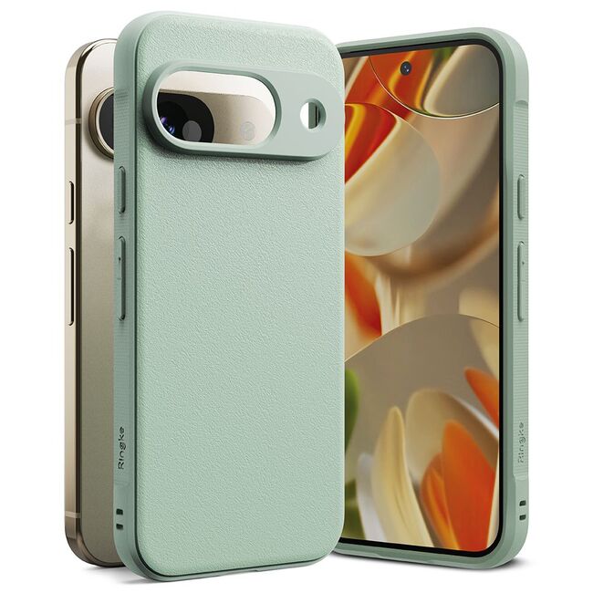 Husa Google Pixel 9 Ringke Onyx, verde menta