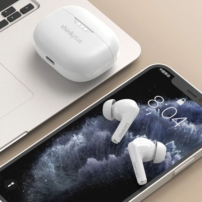 Casti Bluetooth wireess Noise Cancelling Lenovo LP3 Pro, negru