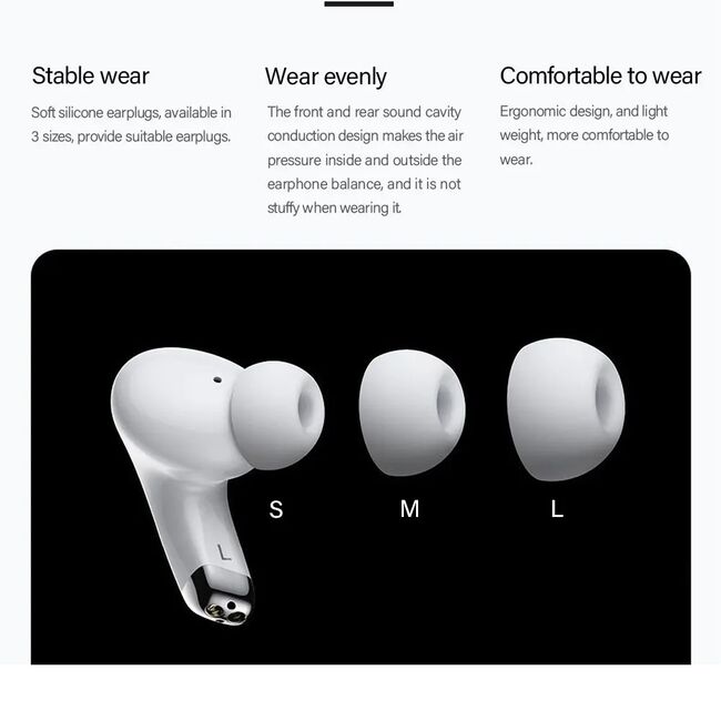 Casti in-ear Bluetooth V5.2 True Wireless Lenovo LP5, alb