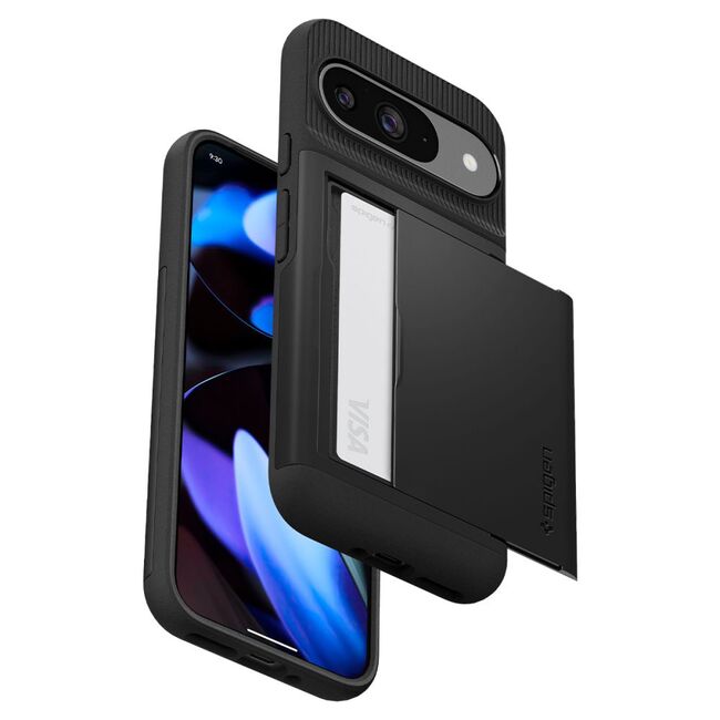 Husa Google Pixel 9 / 9 Pro Spigen Slim Armor CS, negru