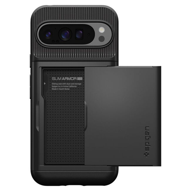 Husa Google Pixel 9 Pro XL Spigen Slim Armor CS, negru