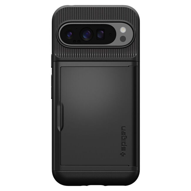 Husa Google Pixel 9 Pro XL Spigen Slim Armor CS, negru