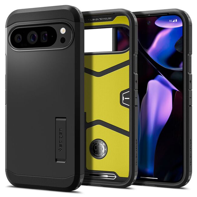 Husa premium pentru  Google Pixel 9 Pro XL Spigen Tough Armor - negru