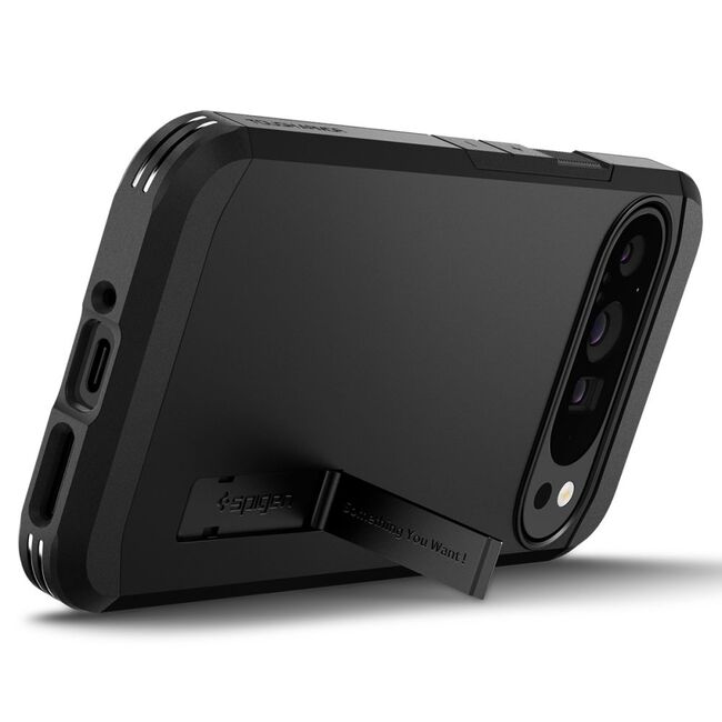 Husa premium pentru  Google Pixel 9 Pro XL Spigen Tough Armor - negru