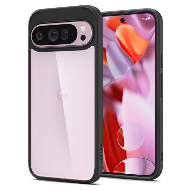 Husa premium pentru  Google Pixel 9 Pro XL Spigen Ultra Hybrid transparent - negru