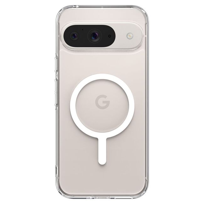 Husa Google Pixel 9 / 9 Pro Spigen Ultra Hybrid MagSafe OneTap Ring, transparent