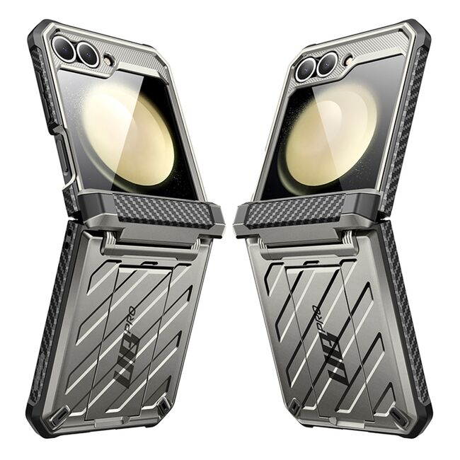 Husa Samsung Galaxy Z Flip 6 Supcase Unicorn Beetle Pro, gri