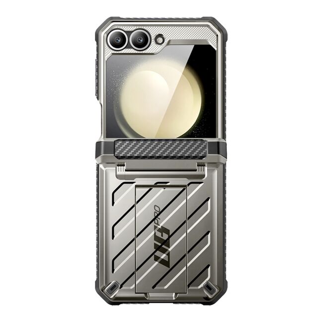 Husa Samsung Galaxy Z Flip 6 Supcase Unicorn Beetle Pro, gri