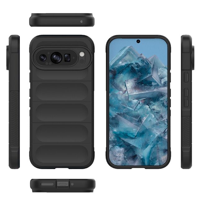 Husa pentru  Google Pixel 9 Pro Liquid Silicone, Microfibre Lining, Non-Slip Airbag Design, albastru