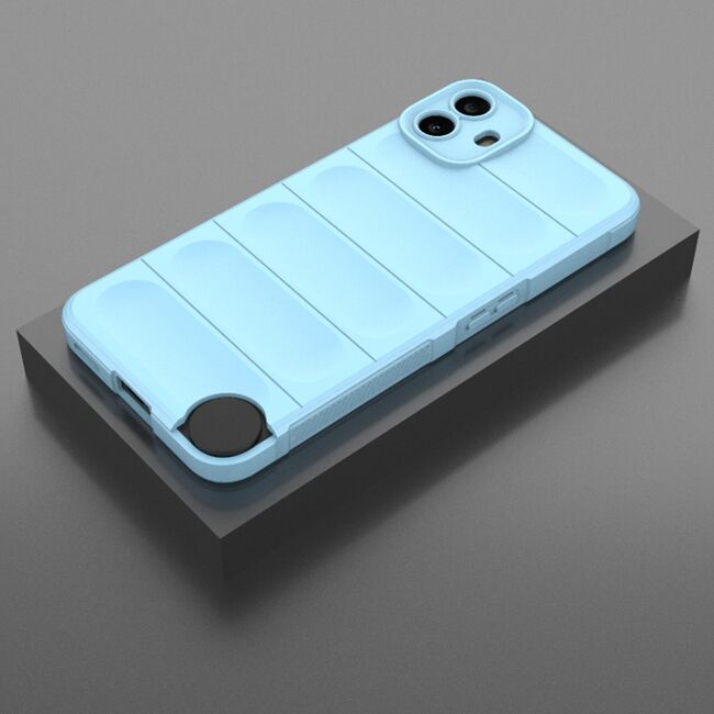 Husa pentru  Nothing CMF Phone 1 Liquid Silicone, Microfibre Lining, Non-Slip Airbag Design, albastru deschis