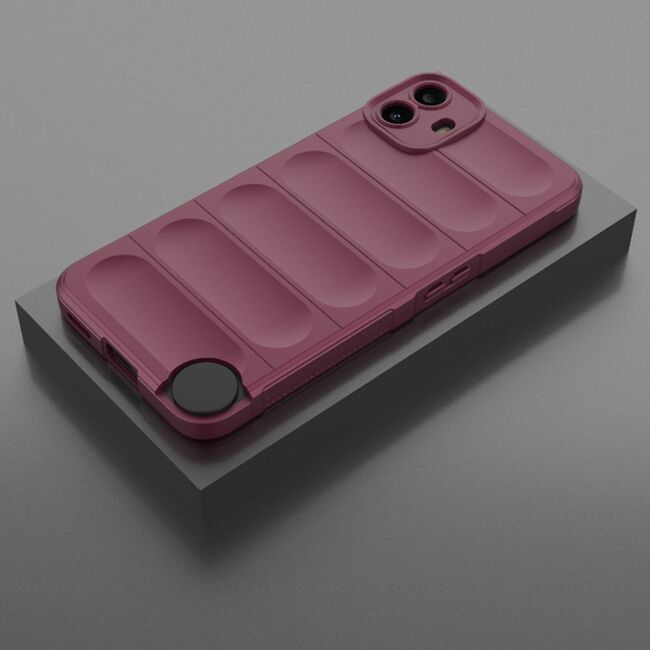 Husa pentru  Nothing CMF Phone 1 Liquid Silicone, Microfibre Lining, Non-Slip Airbag Design, bordeaux