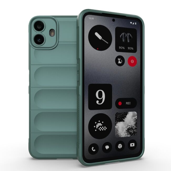 Husa pentru  Nothing CMF Phone 1 Liquid Silicone, Microfibre Lining, Non-Slip Airbag Design, verde