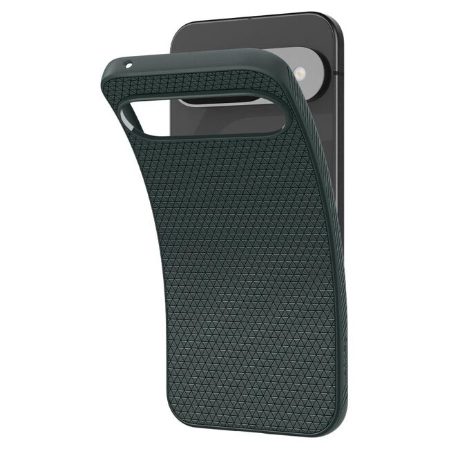 Husa Google Pixel 9 Spigen Liquid Air, abyss green