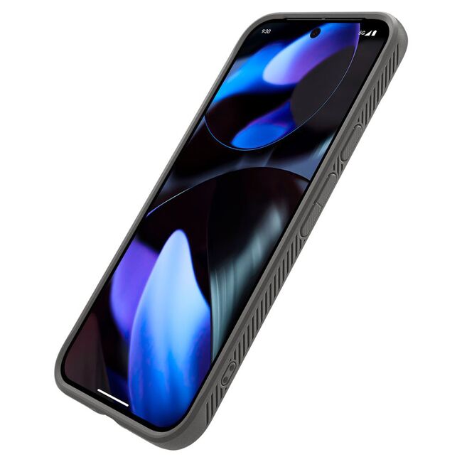 Husa Google Pixel 9 Spigen Rugged Armor, marble grey