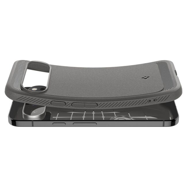 Husa premium pentru  Google Pixel 9 Pro XL Spigen Rugged Armor - grey