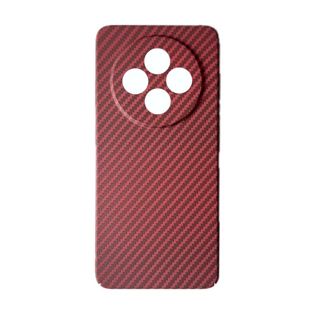 Husa pentru  Oppo Reno 12F, Reno 12FS CarbonFiber UltraSlim, Lightweight, bordeaux