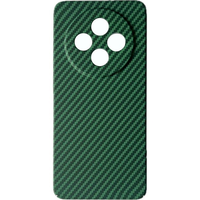 Husa pentru  Oppo Reno 12F, Reno 12FS CarbonFiber UltraSlim, Lightweight, verde
