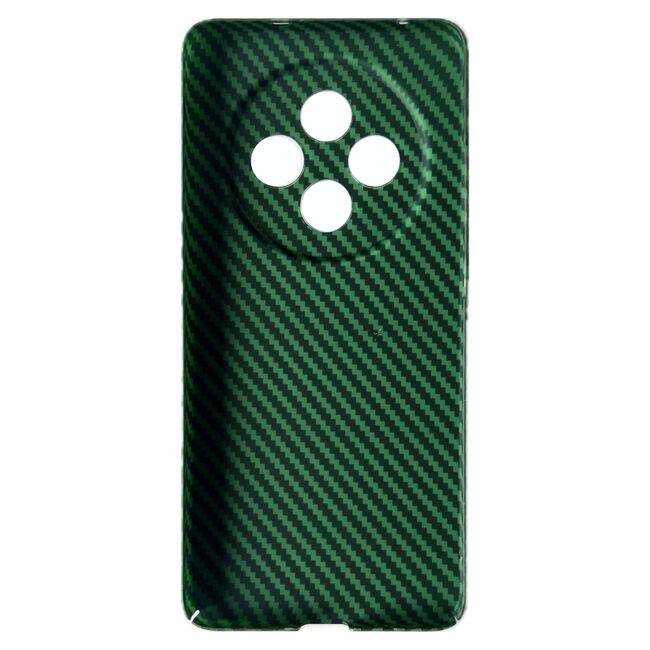 Husa pentru  Oppo Reno 12F, Reno 12FS CarbonFiber UltraSlim, Lightweight, verde