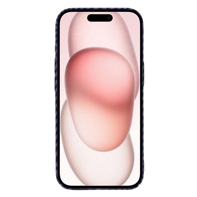 Husa pentru  iPhone 15 Plus CarbonFiber UltraSlim, Lightweight, mov