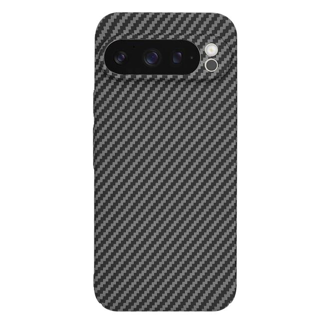 Husa pentru  Google Pixel 9 Pro XL CarbonFiber UltraSlim, Lightweight, negru