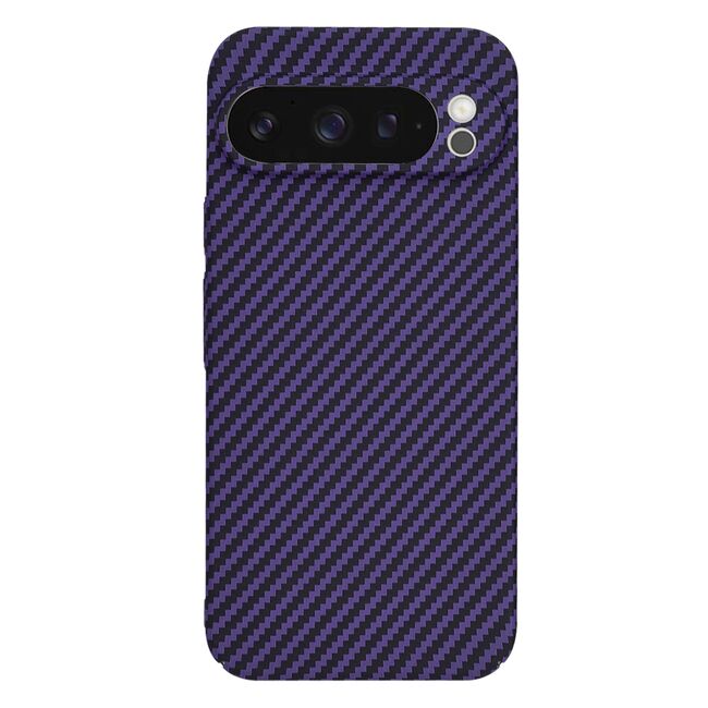 Husa pentru  Google Pixel 9 Pro XL CarbonFiber UltraSlim, Lightweight, mov
