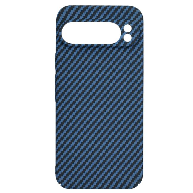 Husa pentru  Google Pixel 9 Pro XL CarbonFiber UltraSlim, Lightweight, albastru
