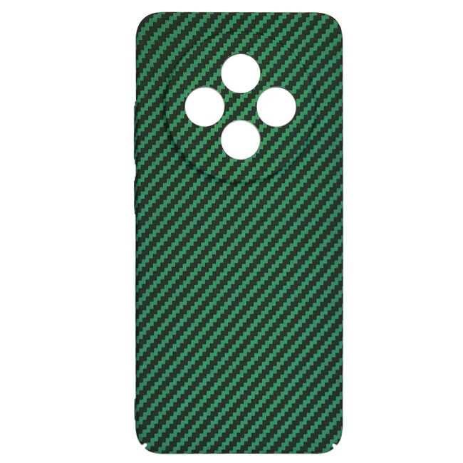 Husa pentru  Oppo Reno 12F, Reno 12FS CarbonFiber UltraSlim, Lightweight, verde