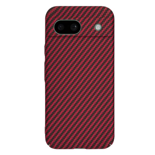 Husa pentru  Google Pixel 8a CarbonFiber UltraSlim, Lightweight, bordeaux