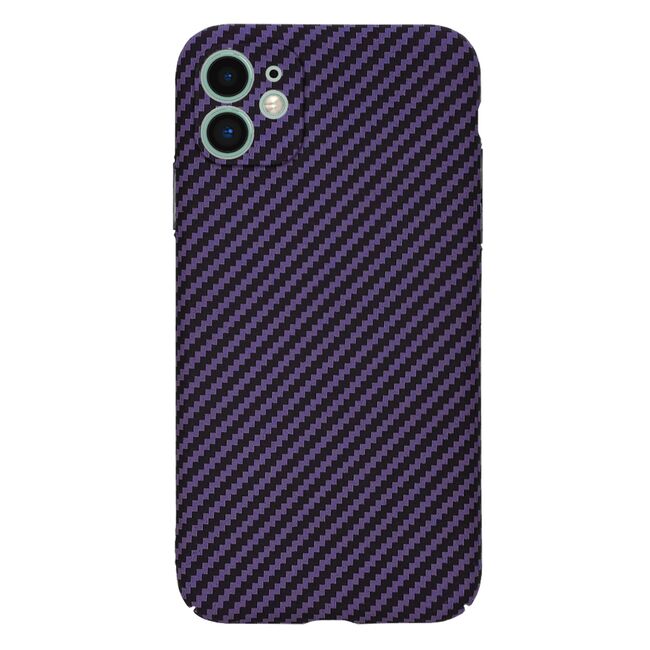 Husa pentru  iPhone 11 CarbonFiber UltraSlim, Lightweight, mov