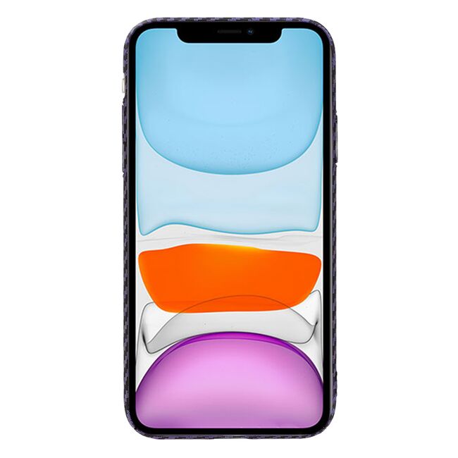 Husa pentru  iPhone 11 CarbonFiber UltraSlim, Lightweight, mov