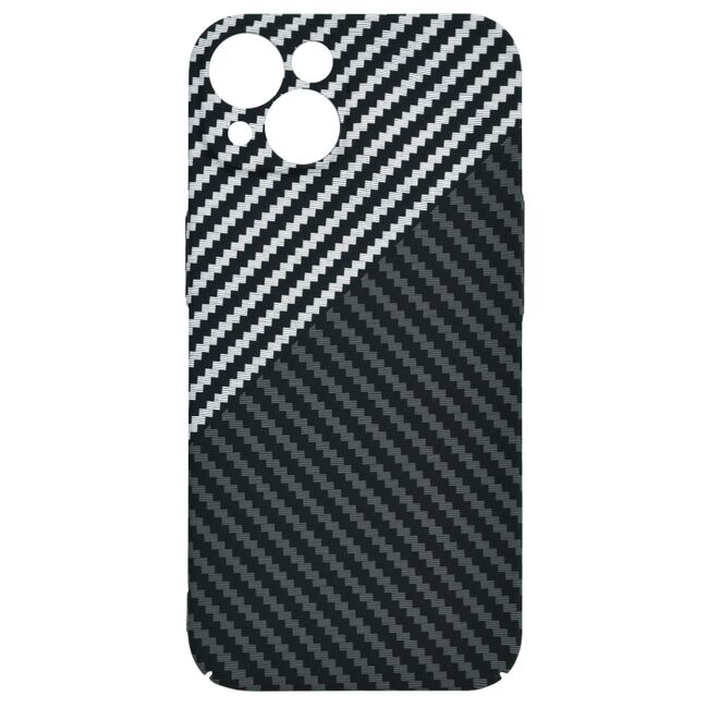 Husa pentru  iPhone 13 CarbonFiber UltraSlim, Lightweight, gri