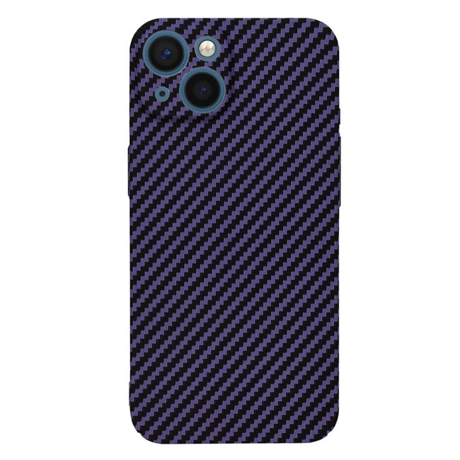 Husa pentru  iPhone 13 CarbonFiber UltraSlim, Lightweight, mov