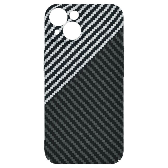 Husa pentru  iPhone 14 CarbonFiber UltraSlim, Lightweight, gri