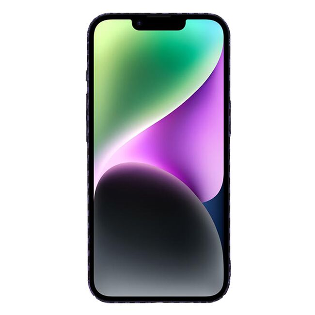 Husa pentru  iPhone 14 CarbonFiber UltraSlim, Lightweight, mov