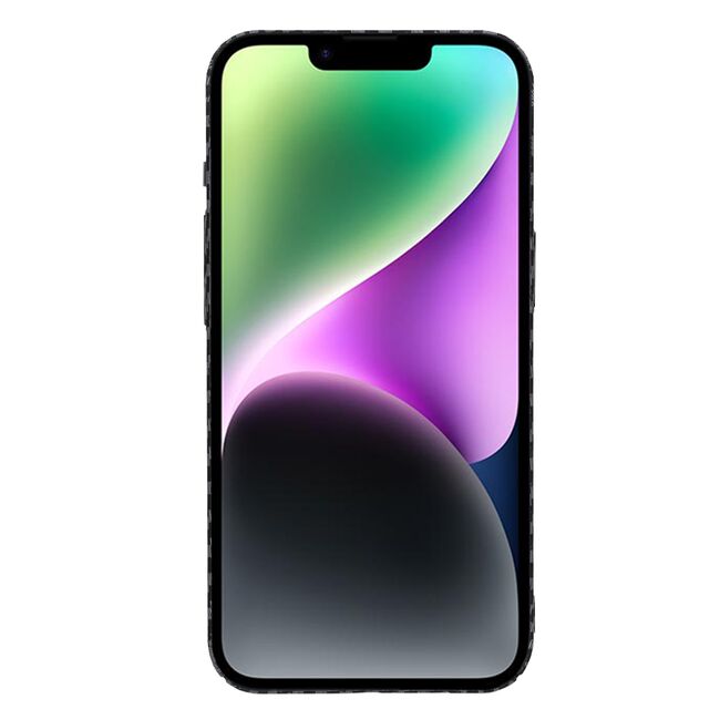 Husa pentru  iPhone 14 CarbonFiber UltraSlim, Lightweight, negru