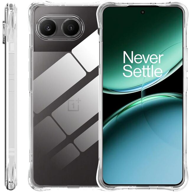 Husa pentru  OnePlus Nord 4 Anti-Shock 1.5mm, reinforced 4 corners, cu protectie lentile, transparent