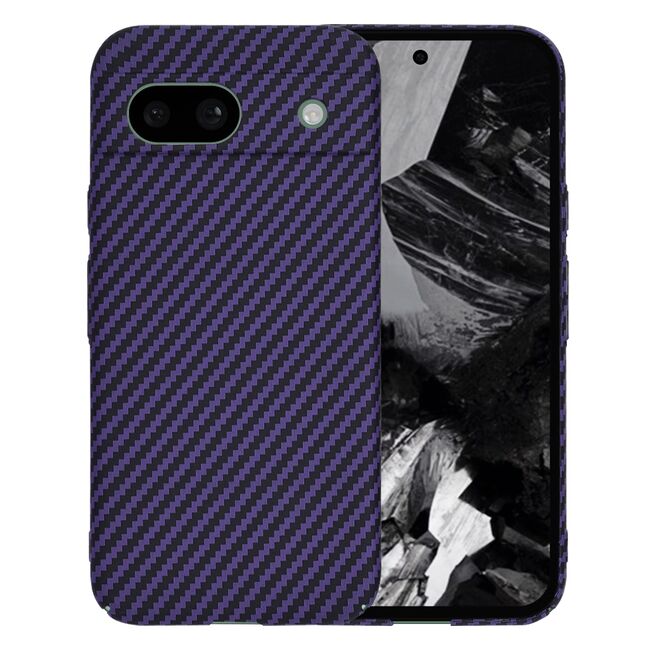 Husa pentru  Google Pixel 8a CarbonFiber UltraSlim, Lightweight, mov