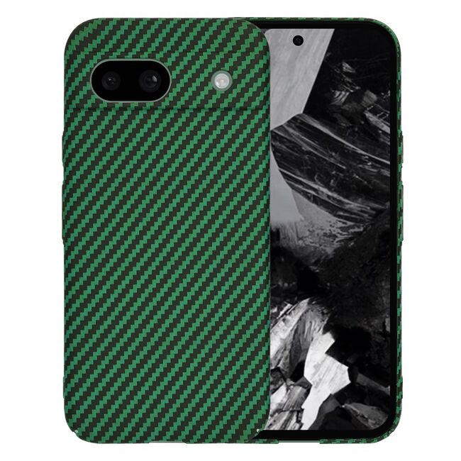 Husa pentru  Google Pixel 8a CarbonFiber UltraSlim, Lightweight, verde